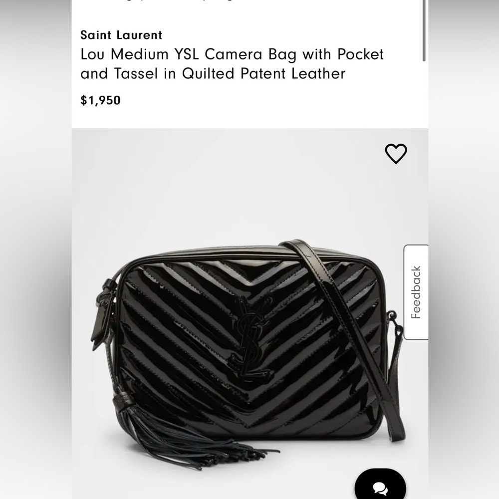 Patent leather Yves saint Laurent . Never used .